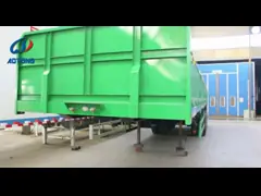 Truck Trailer 3 Axle 40-60 tons 13000mm length curtain side wall cargo semi trailer