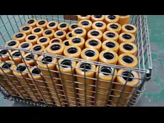 85 A Shore Hardness Polyurethane Coating Wheels Heavy Duty Wear Resisting
