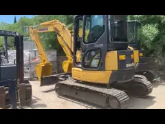Used PC50MR-2 Komatsu Mini Digger Enclosed Cab For Construction Site