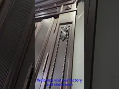 Corrosion Resistance Powder Coated Aluminium Outdoor Gates Aluminum Steel Garden Gates