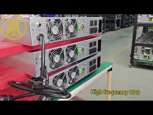 Удобный интерфейс 10KVA 3-фазное высокочастотное бесперебойное питание