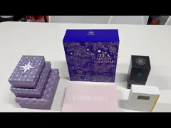 Caixas de embalagem de cosméticos personalizados Caixa de conjunto SkinCare com fecho magnético Caixa de suporte de bandeja de papel de cartão