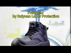 Unisex Slip Resistant Steel Toe Footwear Work Boots Oil Resistant PU/PU Outsole Safety Shoes