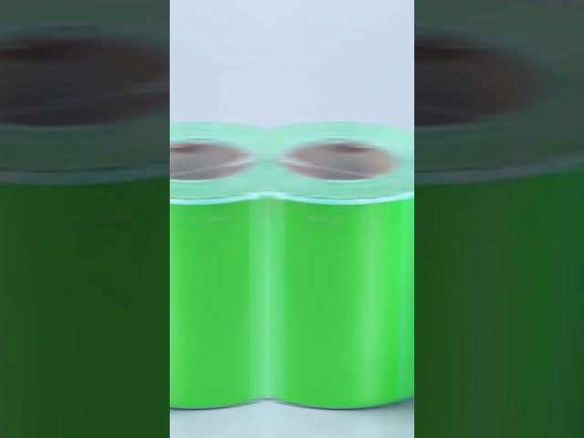 熱色ラベル 直角形 自己粘着型 印刷可能な熱色ラベル 紙巻