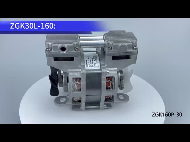 Oil Less Compress Head 30L/Min Flow High Speed 1650 Rmp Air Compressor For Medical Instruments
