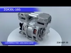 Oil Less Compress Head 30L/Min Flow High Speed 1650 Rmp Air Compressor For Medical Instruments