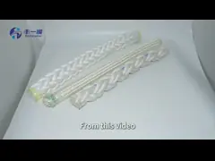 China UV Resistance 16mm Polyester Combination Rope With Accessories For Net supplier
