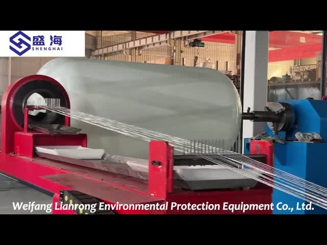 Rustproof Fiberglass Reinforced Plastic FRP Softener Vessel Pressure Tank blue color