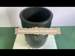High Pure Silicon Carbide Graphite Crucible Conventional Circular Crucible Metal Melting