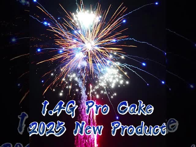 200ショット 1.4 Pro 1000G 花火ケーキ 新年の祝いのための花火 柳陽工場 卸売花火