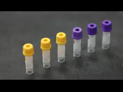 0.5ml Micro EDTA Tubes Red Green Purple Gel Clot Activator No Additive Heparin Tube