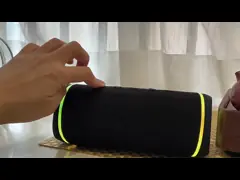 Wireless Portable Subwoofer Speaker Waterproof RGB Speaker Mini Fabric Speaker Support TWS AUX in USB