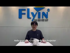 FY360 4K HD Smart LCD Projector High Brightness Home Theater Laser with Android 11.0 BT5.2 Built-in Stereo Sound and US Plug