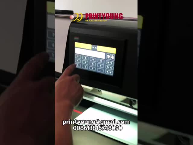 CP-670B Тяжелая микрокомпьютерная программа управления Гидравлическая бумажная резалка