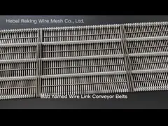 304 Food Grade Stainless Steel Conveyor Mesh Belt for Biscuit Baking Oven