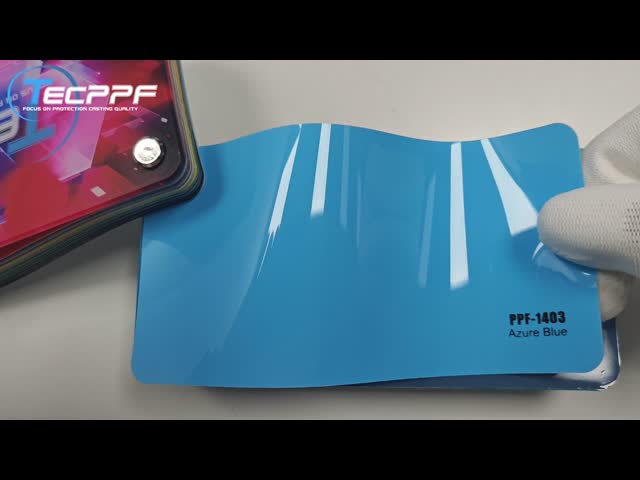 PPF-1403 Азурный синий цвет ППФ-пленка экологически чистый