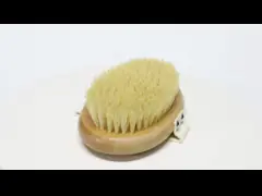 Eco Friendly Spa Wooden Long Handled Bath Brush Body Smoother For Dry Skin