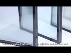Alüminyum Çerçeve Cam Kapı Pencere Bütçe dostu Ev Pencereleri için Basit Tasarım