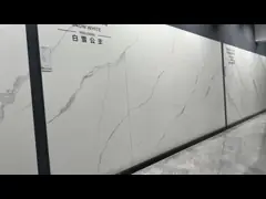 900x1800x9mm Carrara White Indoor Floor And Wall Polished Glazed Porcelain Tiles For Living Room And Kitchen