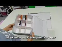 Eco-friendly Custom Size Recyclable Cardboard Paper Hard Rigid Magnet Box Packaging With Magnetic Lid