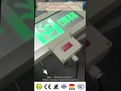 Explosion-proof LED Exit Signs ATEX approved IP66 Hazardous Area  Division 2 and Zone 1