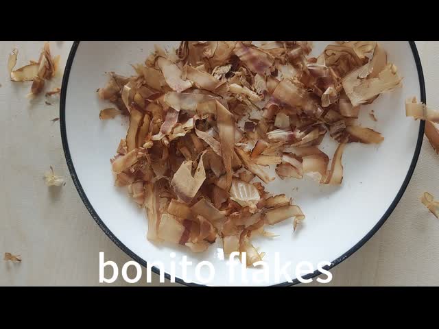 Light Brown Dried Katsuobushi Bonito Flakes Traditional Japanese Delicacy
