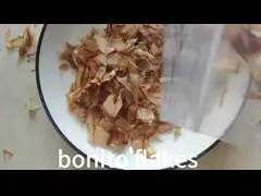 Light Brown Dried Katsuobushi Bonito Flakes Traditional Japanese Delicacy