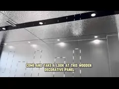 Factory Pirce Environmentally Friendly Light Luxury Mirror Bamboo Fiber Wood Veneer