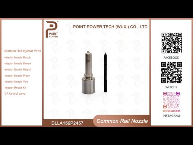 DLLA156P2457 BOSCH Common Rail Nozzle For Injectors 0 445 110 653/ 654