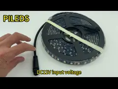 PILEDS IP68 Addressable RGBW LED Strip Light WS2811 IC 12V/24V Waterproof 4-in-1 5050 USB Connectivity Black PCB