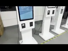 32inch Touch Screen Ordering Kiosk Scan QR Code Pos Self Food Order Service