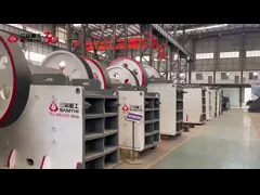 Conmocionador de mandíbula de minería de alto rendimiento 132KW con operación simple y mantenimiento fácil