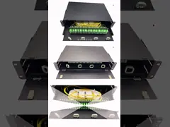 Tableau de connexions optique de fibre du bâti de support de Cabinet de Data Center 65dB