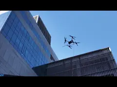 MYUAV FC30X Tethered Drone for wall cleaning operation