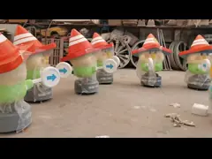 Cute Outdoor Fiberglass Cartoon Sculpture Resin Chick Statue