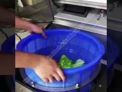 Centrifugal Vegetable Spin Dryer Machine  300-500kg/H Horizontal Airflow System