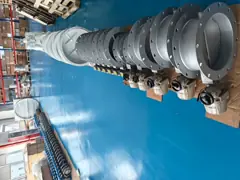 High Pressure High Temperature Flue Gas Butterfly Valve Carbon Steel Pneumatic Air Valve