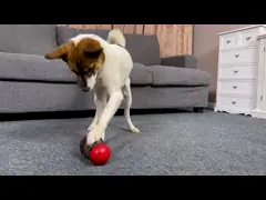 Wholesale Slow Feeding Dog Toy Puzzle Exercise Rolling Dog Food Dispenser Dog Toy Feeder Pet slow leaking food ball toys pet steam brush