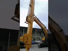 30m 35m Largo alcance Clamshell Telescópico Brazo Excavadora de tres secciones Brazo de caza