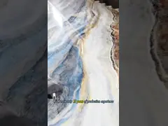 Fireproof Bamboo Wood Fiber Wood Veneer 8MM Interior Marble Wall Panel