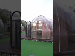 Luxury 15.2m2 Star Dining Bubble Tent Room Outdoor Dome Prefabricated Garden Room