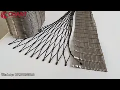 Zoo Black Oxide Wire Rope Mesh Knotted 1.2-4.0mm Cable Dia For Tiger And Monkey