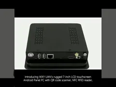Rugged 7 Inch LCD Touch Screen Android Panel PC With QR Code Scanner NFC RFID Reader