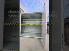 Laboratory Cold-roll Steel Chemical Fume Hood Φ290mm Air Outlet with Electrical Controlled Glass