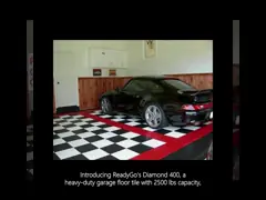 PP-Diamant-Garagenfußbodenmatte 2500 Pfund Garagetrac Garagenfußboden