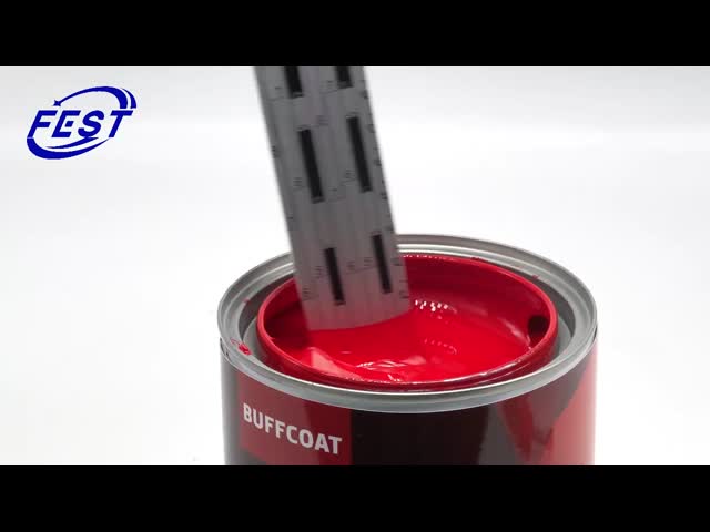 Auto Refinish Cor Vermelha Pintura de Corpo de Alto Desempenho Tintas Automotivas