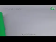 Disposable Plastic Apron Without Sleeves For Countertop Room Space Pe Apron