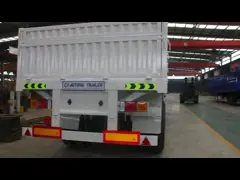 3 Axles 40t Bulk Cargo Semi Trailer with Side Wall As Per Client's Specifications