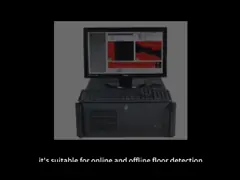 China High resolution LCD ，eddy current flaw detector，can detect  square  ,oval ,flat shaped matials supplier