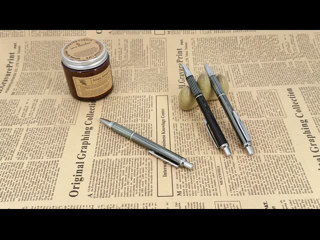 Bureau Papeterie stylo à bille en aluminium 1.0 mm à écriture fluide stylo à bille à logo personnalisé